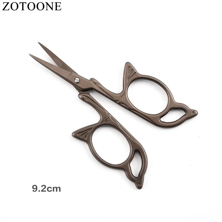 

ZOTOONE Vintage Scissors Zigzag Steel Scissors Pinking Shears Fabric Antique Craft Embroidery Trimming Scissors Sewing Tools C