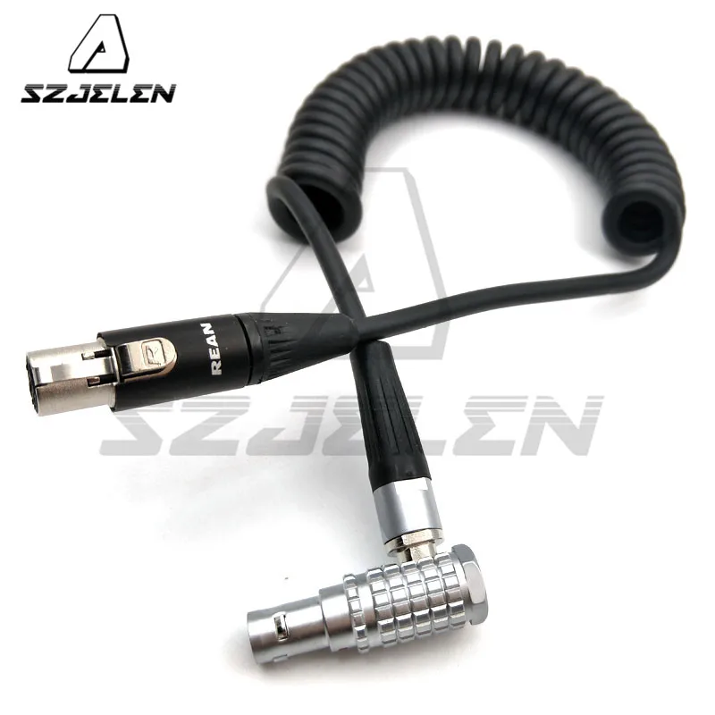 

mini xlr 4pin to 0B 2pin plug,ARRI camera TVlogic display power cord