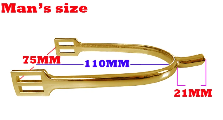 Оцинкованный лошадиный шпор, золотой цвет. Конный инвентарь. лошадиный шпор(SP6104ZG