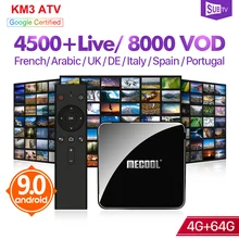 IPTV France Arabic SUBTV 1 Year IPTV Code KM3 Android 9.0 Tv BOX 4G 64G French Arabic IP TV Portugal IPTV Turkey Italy UK IP TV IPTV France Arabic SUBTV 1 Year IPTV Code KM3 Android 9.0 Tv BOX 4G 64G French Arabic IP TV Portugal IPTV Turkey Italy UK IP TV