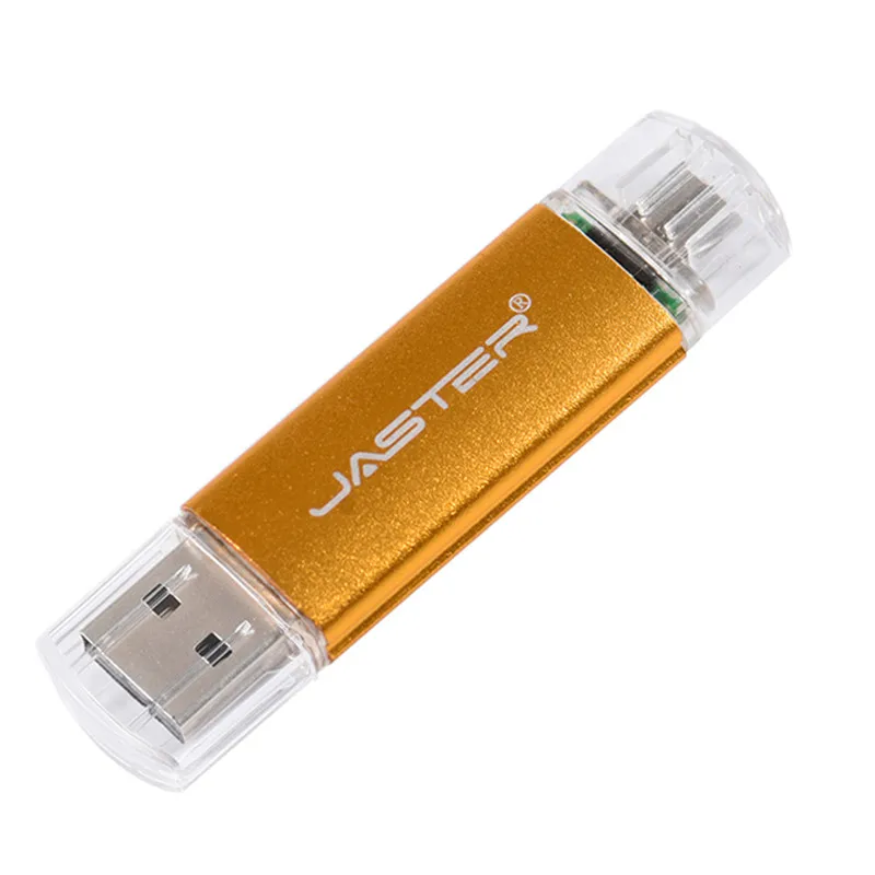 JASTER Смартфон USB флеш-накопитель OTG USB флеш-накопитель Micro USB флеш-накопитель смартфон U диск 4 ГБ/8 ГБ/16 ГБ/32 ГБ/64 Гб - Цвет: Yellow