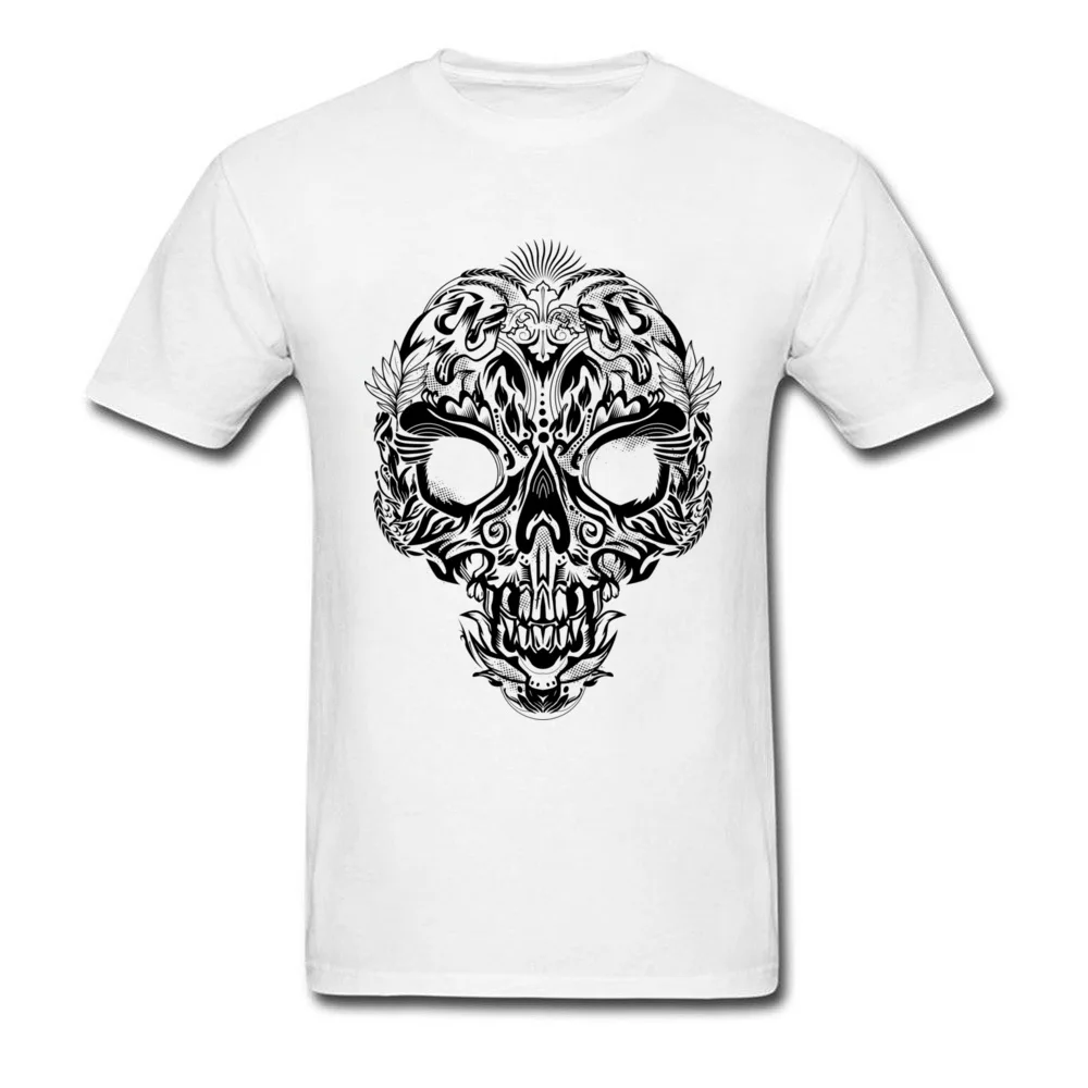 Batik Skull_white