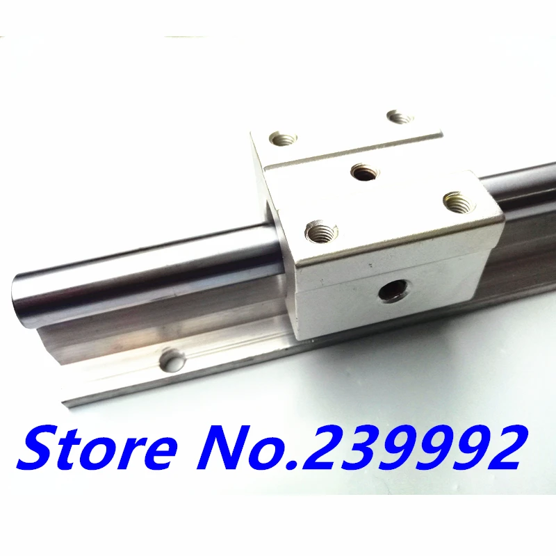 SBR16 Length 500 mm sbr linear bearing supported rails rail cnc parts 16mm linear guidein