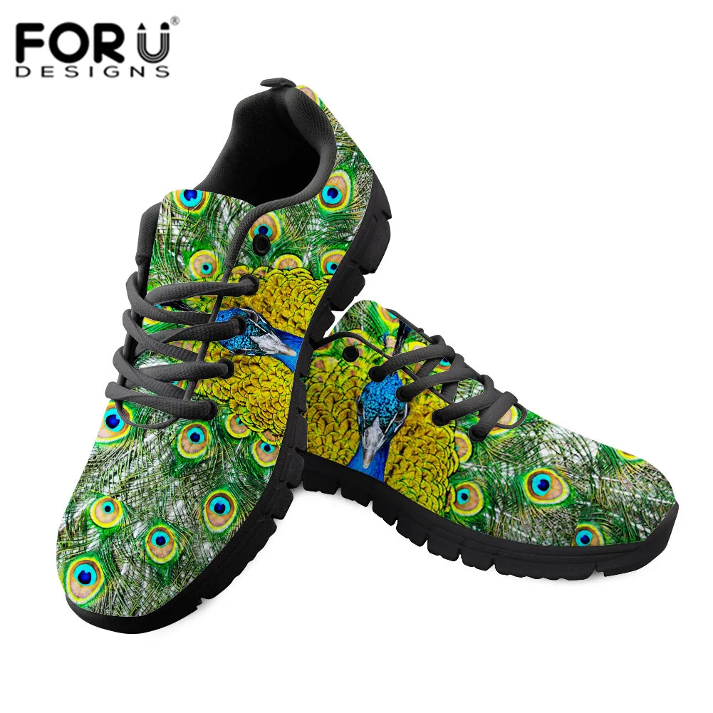 Buy FORUDESIGNS Peacock Printing Women Vulcanized