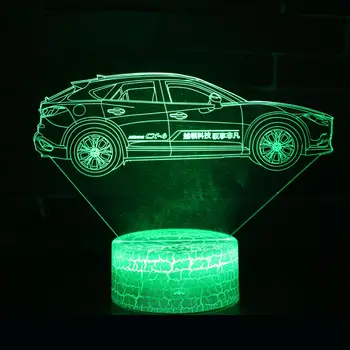 

New Car Car 3d Night Light Led Creative Visual Decorative Usb Led 3d Light Fixtures Novelty Living Room Lamp Gift Desk Lamp