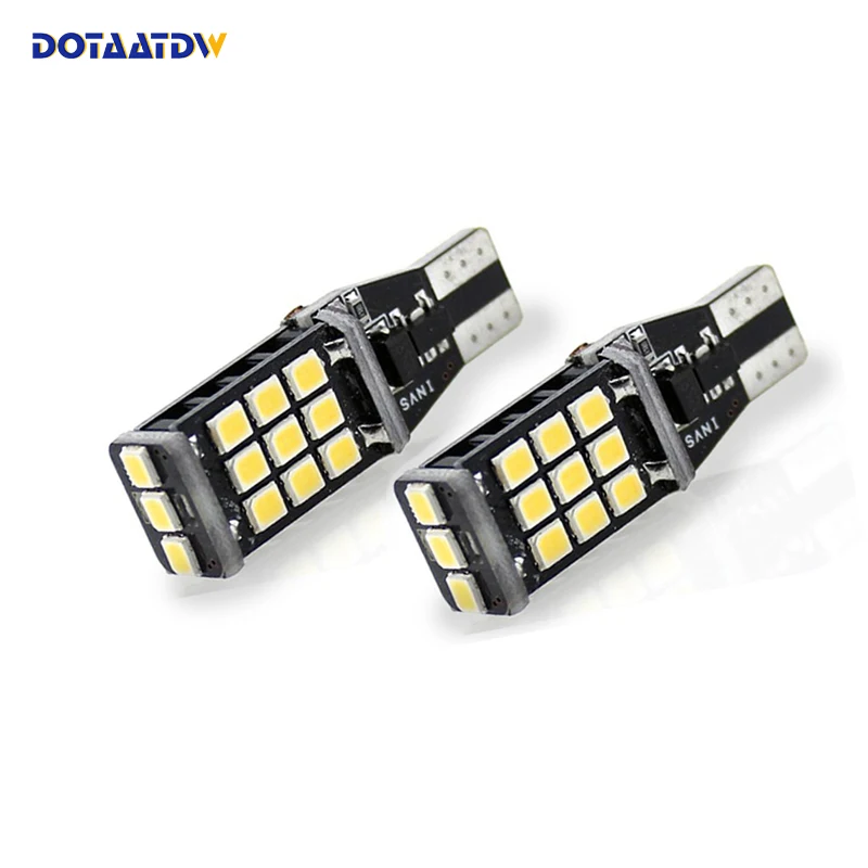 2x ошибок T15 W16W 921 912 21SMD CREE чип 2835 Автомобильный светодиодный обратный светильник