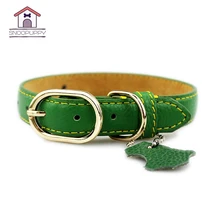 

Pet Dog Collars Solid Leather Collars For Small Large Dogs Durable Quick Release Basic Collars Dogs Puppy Pet Products PY0217