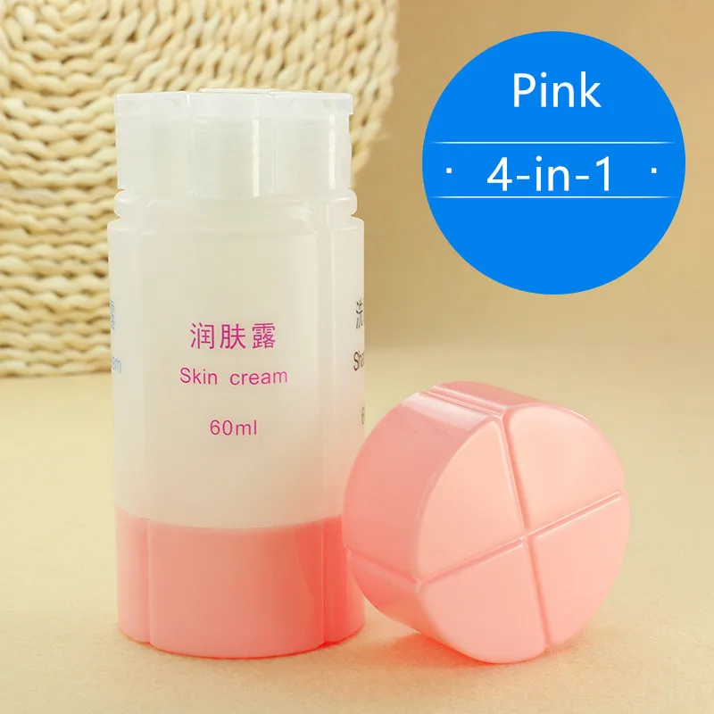 Travel Cosmetics Three-In-One Bottling 4-In-1 Bottle Shampoo Shower Gel Storage Wash Bag Empty Bottle - Цвет: Color 5