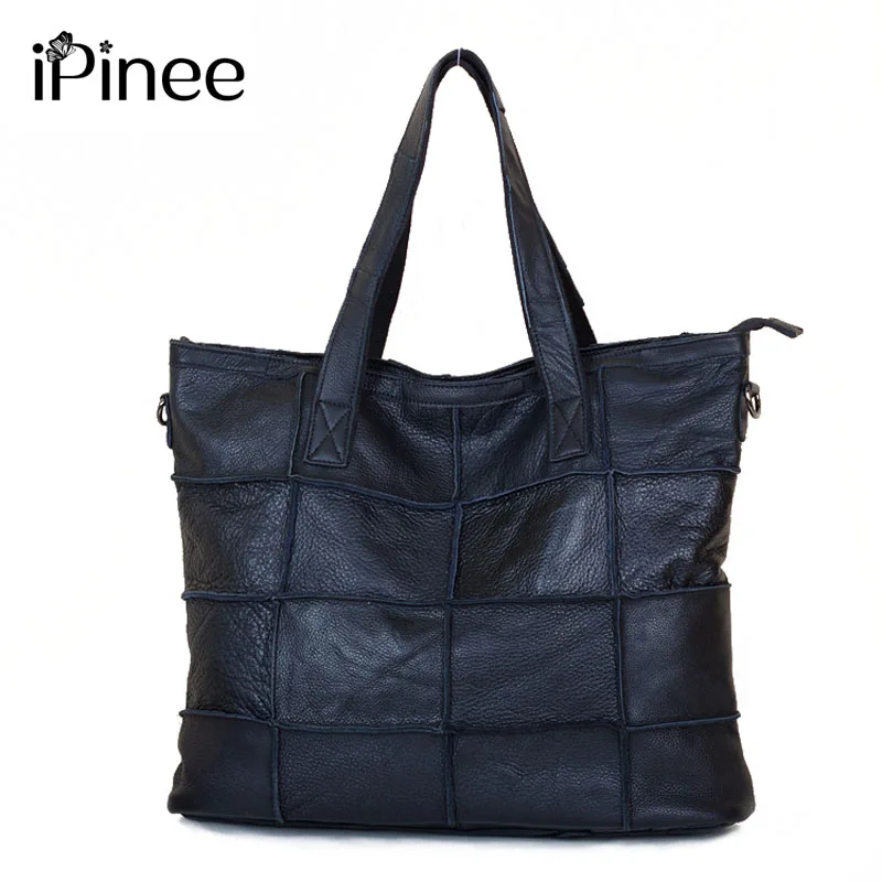 Black Leather Tote Bag Designer Paul Smith