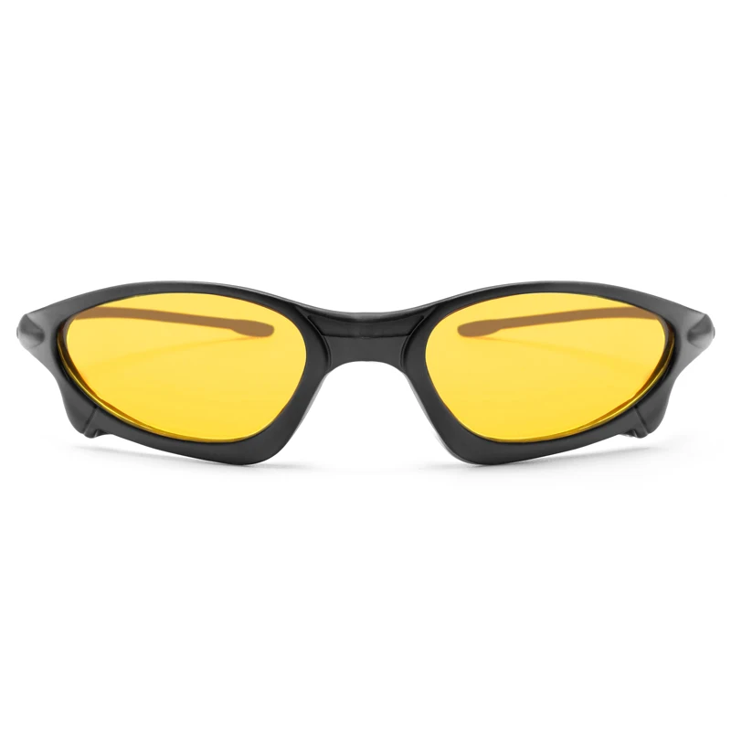 Длинные мужские поляризованные солнцезащитные очки для вождения, рыбалки, спорта, желтые линзы, очки ночного видения, очки для водителя, антибликовые 1034
