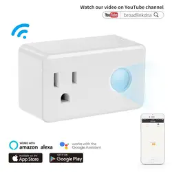 Smart Plug с ночной свет Wi-Fi мини выходе без концентратора требуется удаленный Управление ваших устройств отовсюду белый SP3-US работает alexa