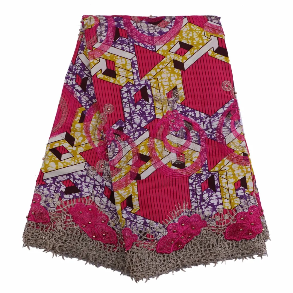 100 Cotton Nigeria wax lace fabric !11l 9 1in Fabric from Home