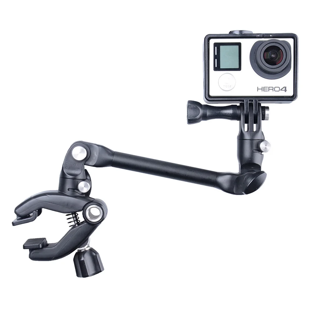 Guitar Drum Clips 360 Rotate Collapsible Monopod Mount Camera Grip