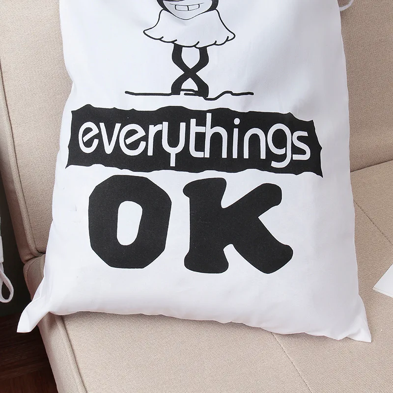 Негабаритных Drawstring Детская комната Игрушечные лошадки дома Бакалея холщевый мешок для хранения