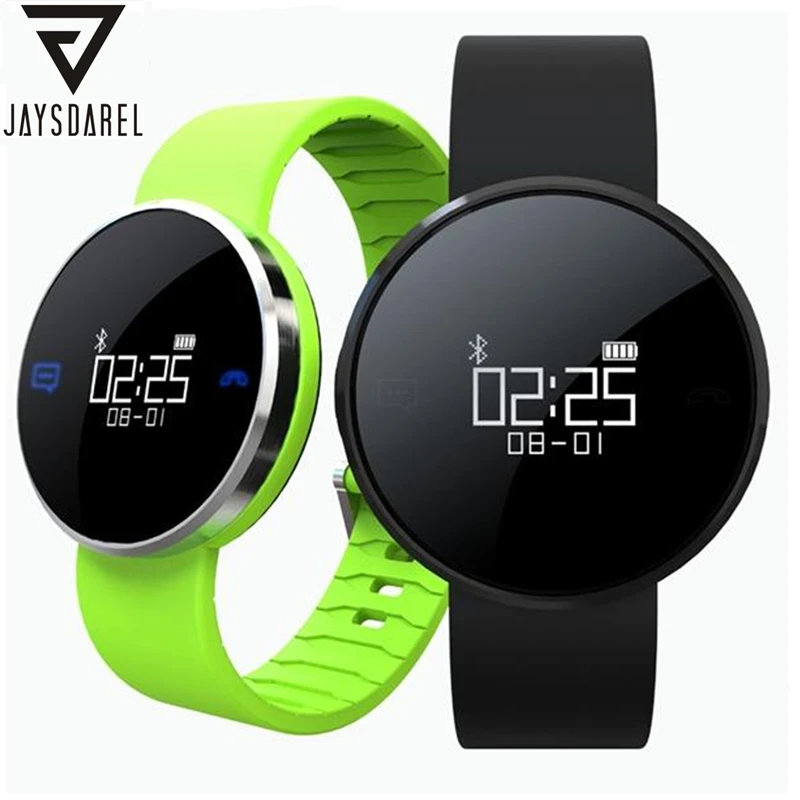 

JAYSDAREL Heart Rate Monitor Smart Watch UW1S OLED Hand Raise Light Up Waterproof IP67 Bracelet Smart Wristwatch for Android iOS