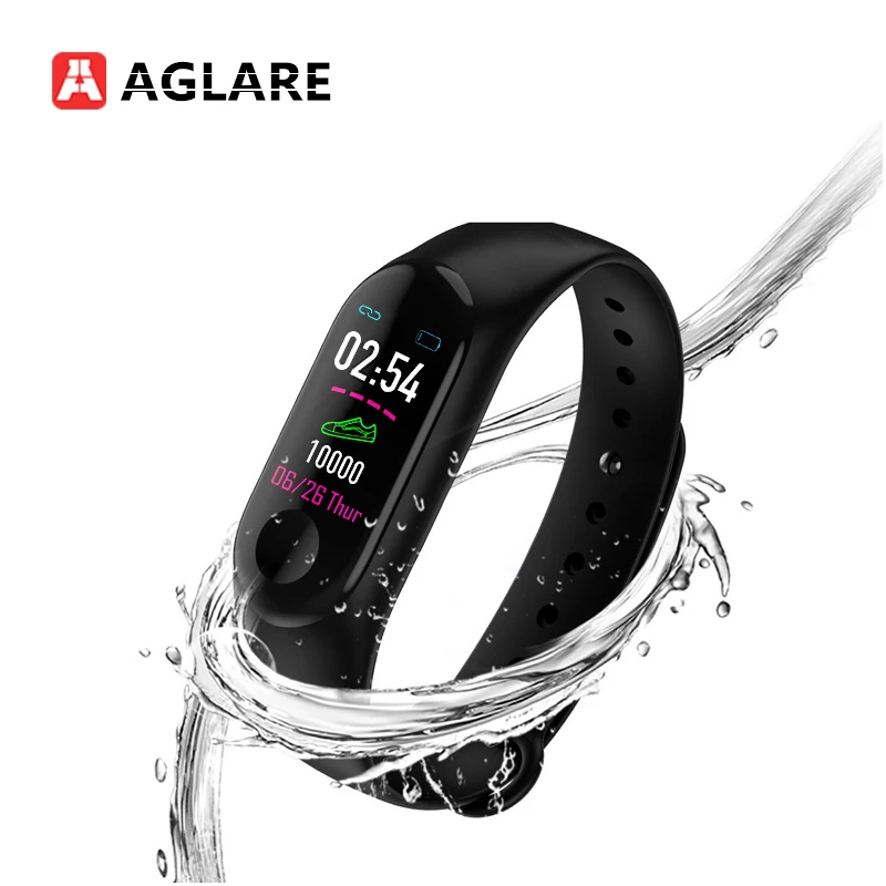 

M3 Fitness Band Smart Wristband tracker Bracelet Waterproof bluetooth smart watch LED Message Heart Rate monitor blood pressure