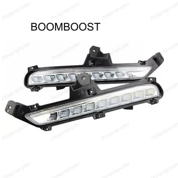 

BOOMBOOST 1 set car accessory with fog lamp Car styling daytime running lights For Kia/K2/RIO 2014-2015