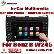 Car Radio DVD Player GPS Navigation For Mercedes Benz B Class W245 2005-2011 Android Displayer System Stereo In Dash Head Unit
