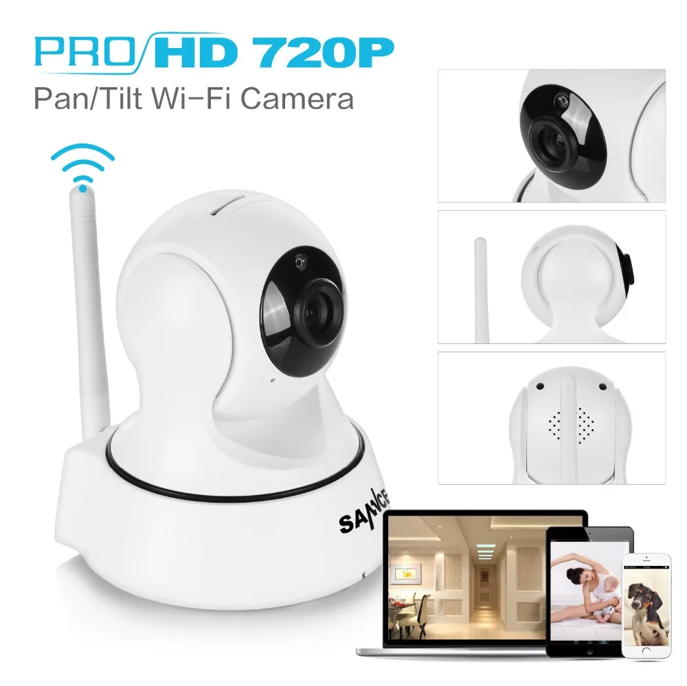 SANNCE 720P IP Camera 6 IR leds night vision with IR Cut