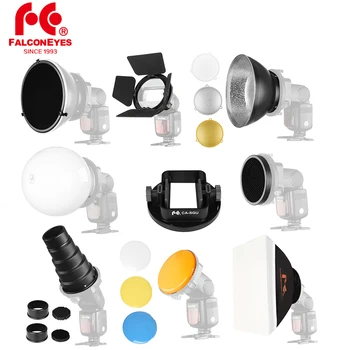 

Falcon Eyes Flash Diffuser Adapter Kit Accessory for K9/K-9 Universal Mount CA-SGU Speedlite for Canon Nikon Sony Pentax Godox