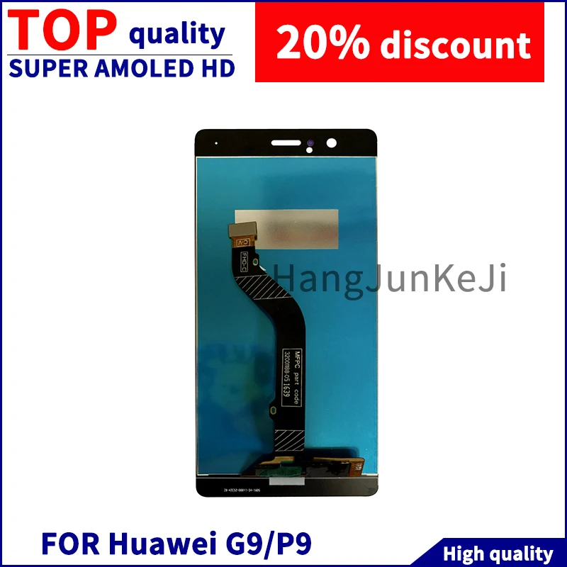 

For Huawei G9/P9 LCD Display Touch Screen Digitizer Assembly 100% High Quality Test with Free Tools Mobile Screen