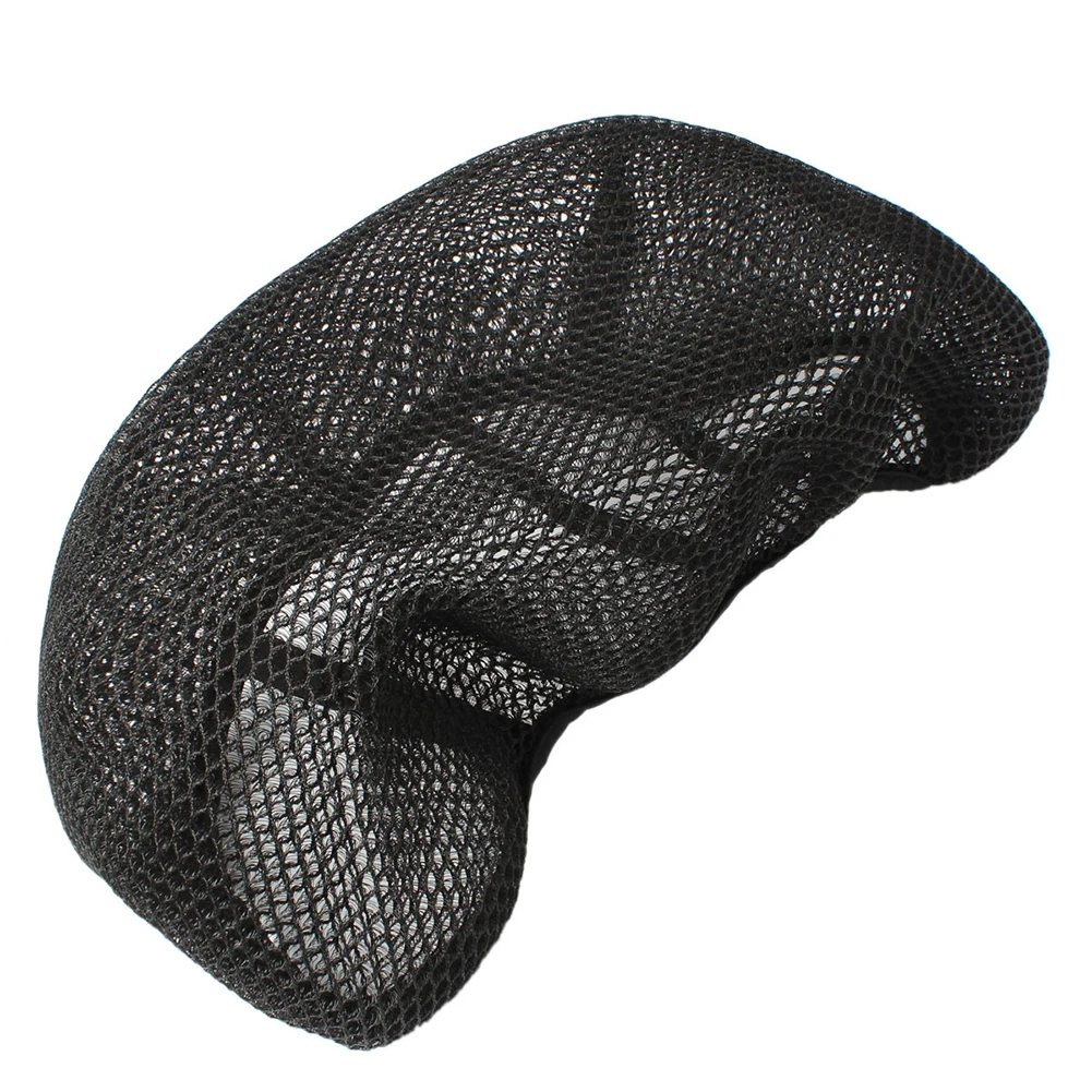 Чехол для сиденья дышащий 3D Черный мотоцикл электрический велосипед сетевой протектор подушка, чехол для сиденья мотоцикл сетка мото протектор для