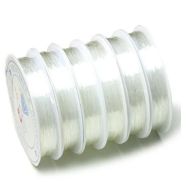 Stretch Elastic Cord Transparent Thread Cord Bracelet Charms Jewelry Making DIY