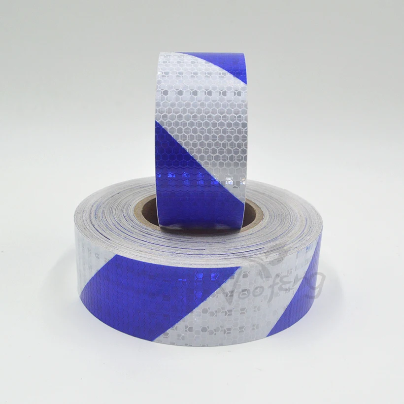 Blue/White Dual color arrow safety self adhesive warning tape with high visibility Free shipping Blue/White Dual color arrow safety self adhesive warning tape with high visibility Free shipping