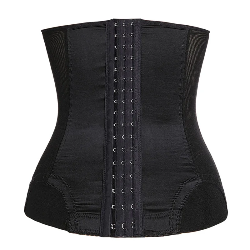 Black Sexy Waist Trainer Corset Slimming Belt Weight Loss Tummy Control