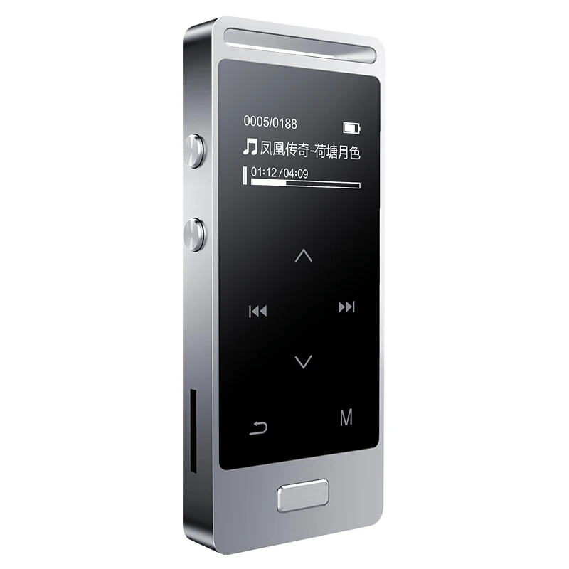 Yescool X3 металлический Спортивный MP3 плеер портативный аудио 8 Гб со встроенным