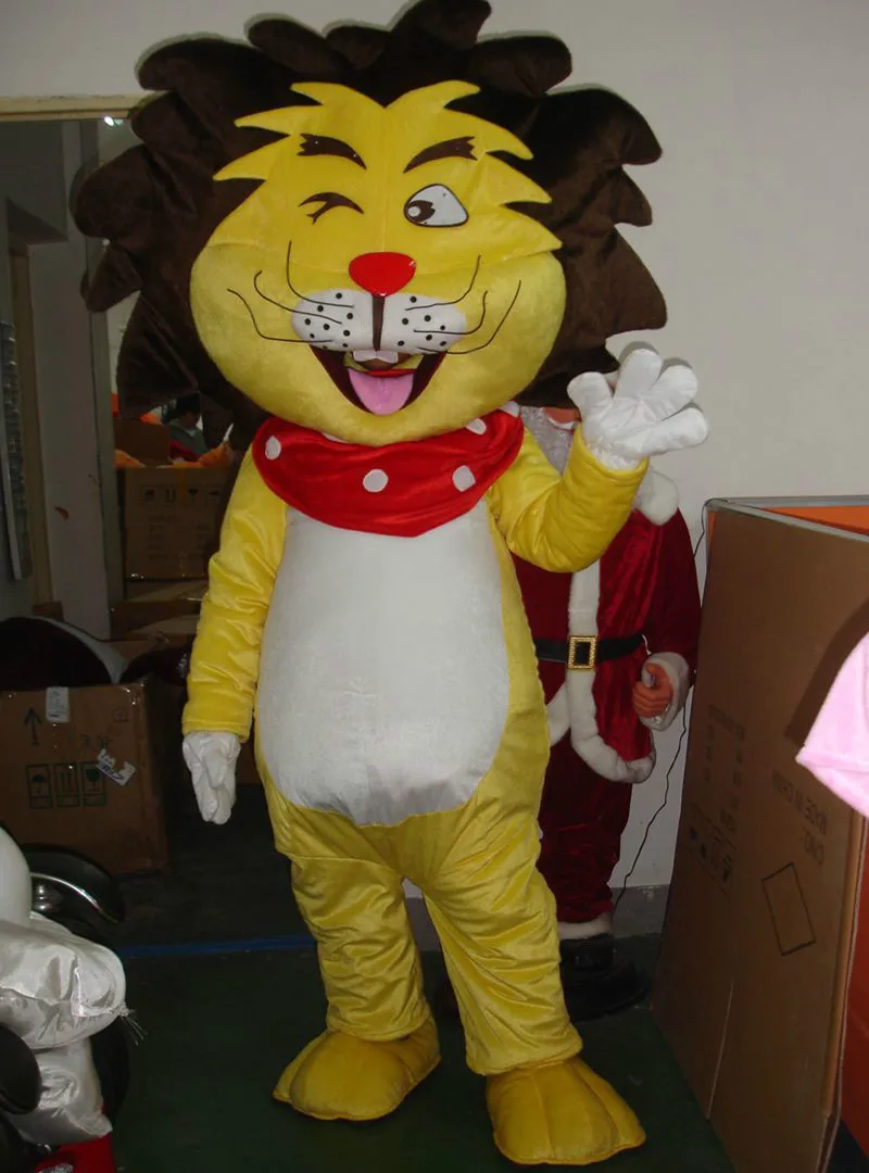 

Lion King Simba Mascot Costume Suits Cosplay Party Game Dress Outfits Advertising Carnival Halloween Xmas Easter Festival Adults