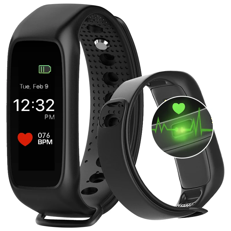 

Smart Pedometer Bracelet Sports Watch Calories Step Counter Life Waterproof Bluetooth APP Smart Band For Walking Running