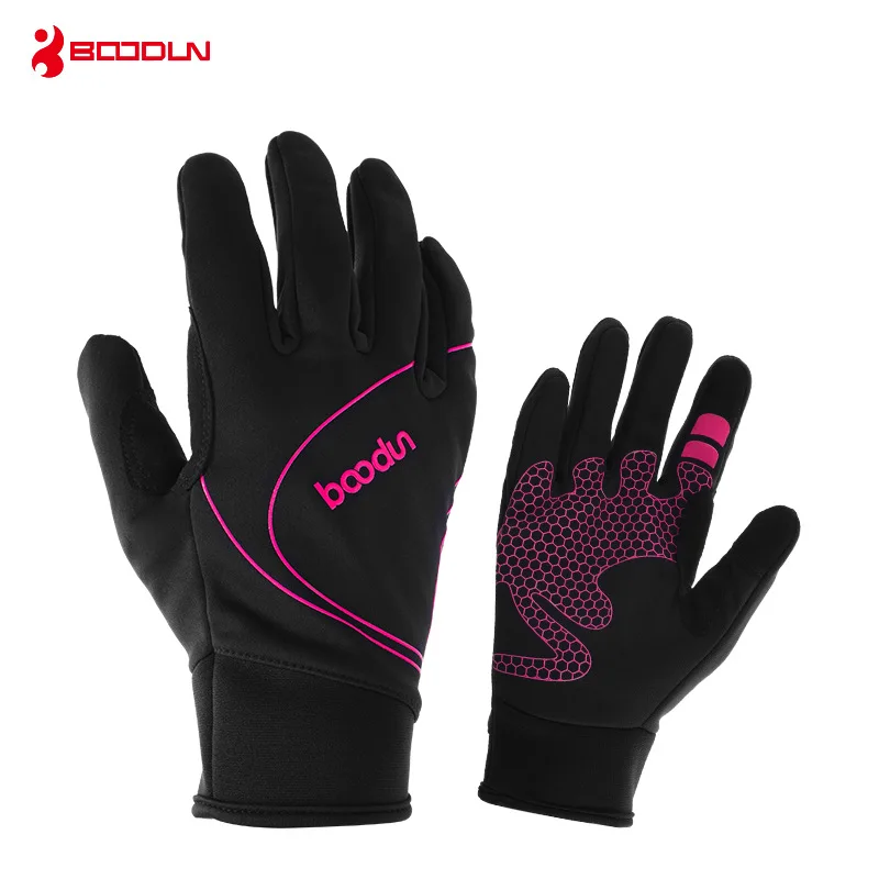 BOODUN Windproof Cycling Gloves Touch Screen Riding MTB Bike Bicycle