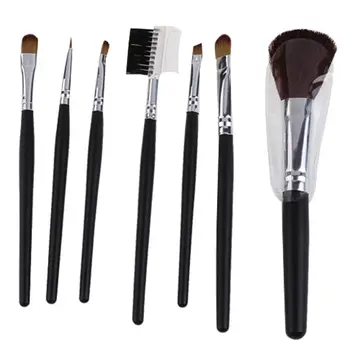 

Set of 7PCS Makeup Cosmetic Eyeshadow Eyeliner Powder Blusher Brush Set Kit