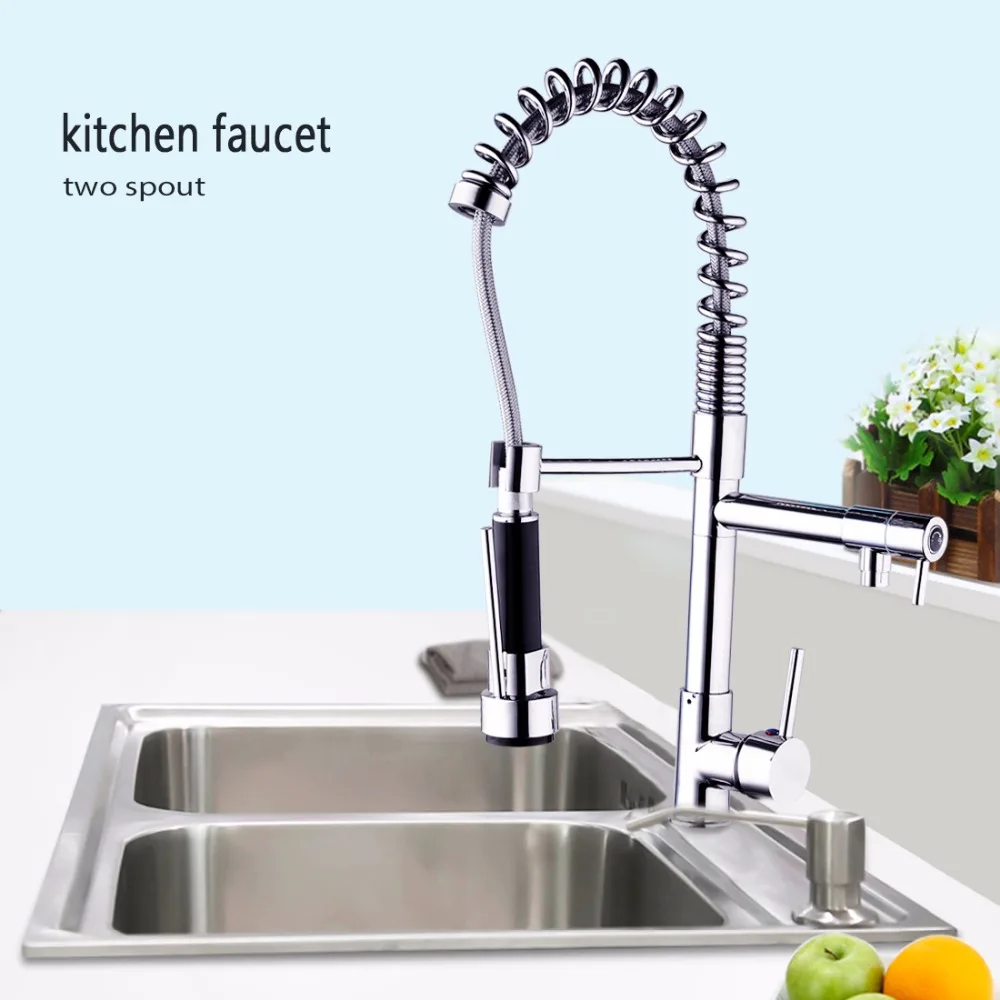 Modern Chrome Plating Kitchen Faucet