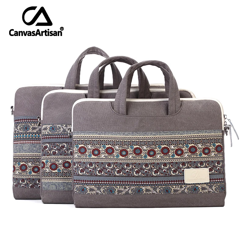 Canvasartisan Высочайшее качество ноутбук рукава защитный чехол quakeproof парусина сумки