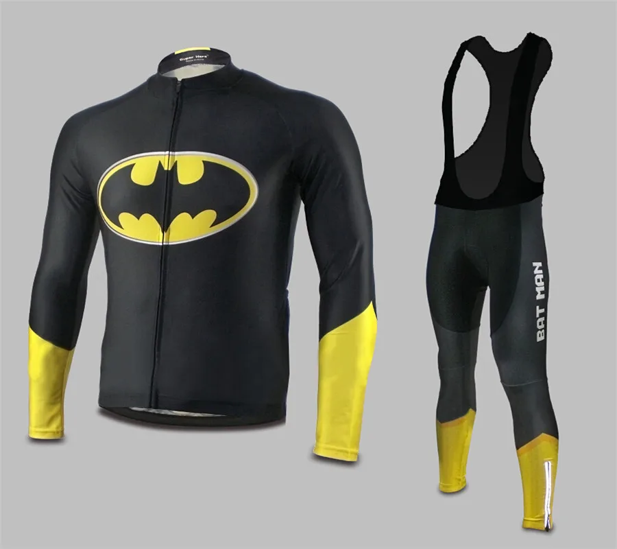 Herren Marvel Superhero Batman Deadpool Langarm T-shirt Sport Radfahren Kleidung 
