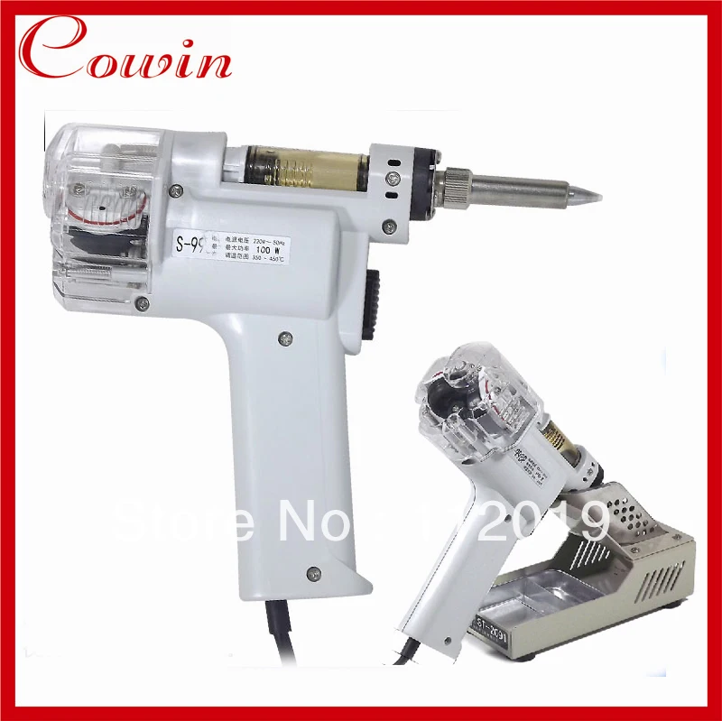 Free shipping Electric Vacuum Desoldering Pump Solder Sucker Gun 220V