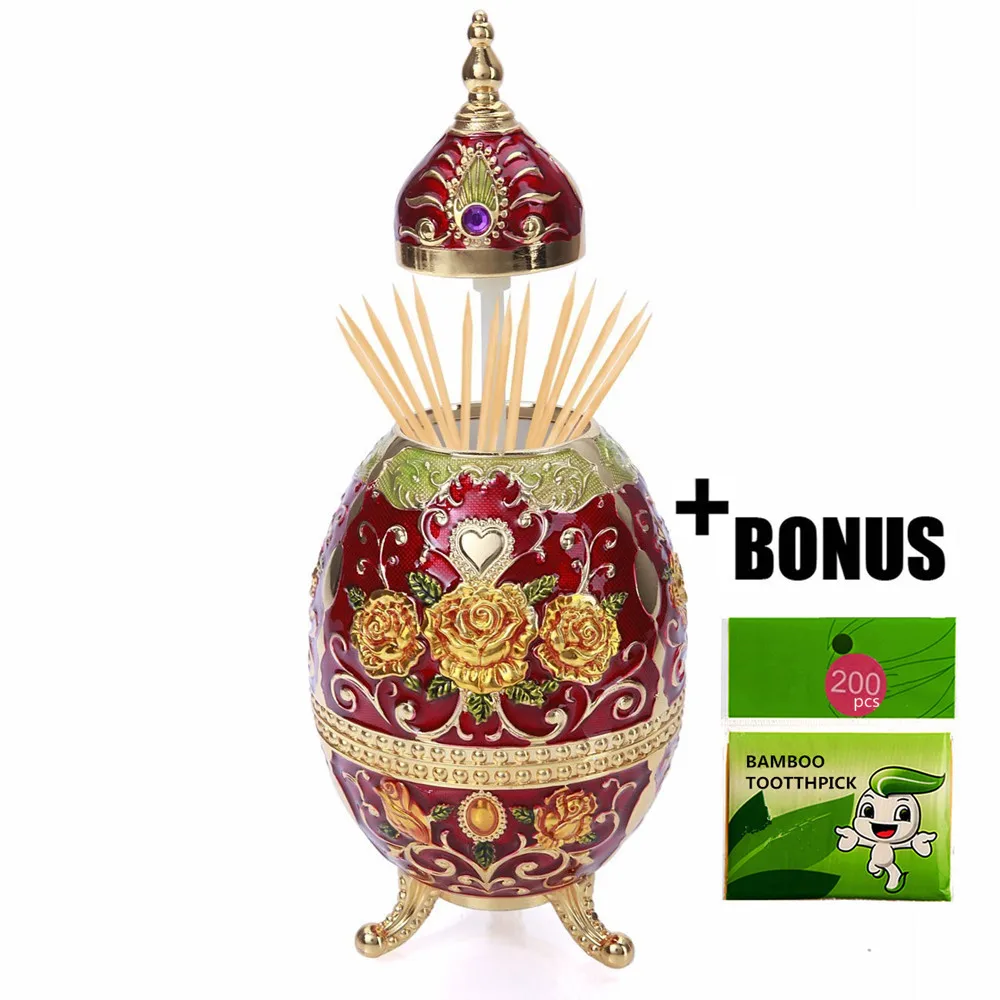 

Push Style Portable Alloy Automatic Toothpick Holder with Retractable Lid Luxury Retro Pop-up Toothpicks Case with Bottle Opener