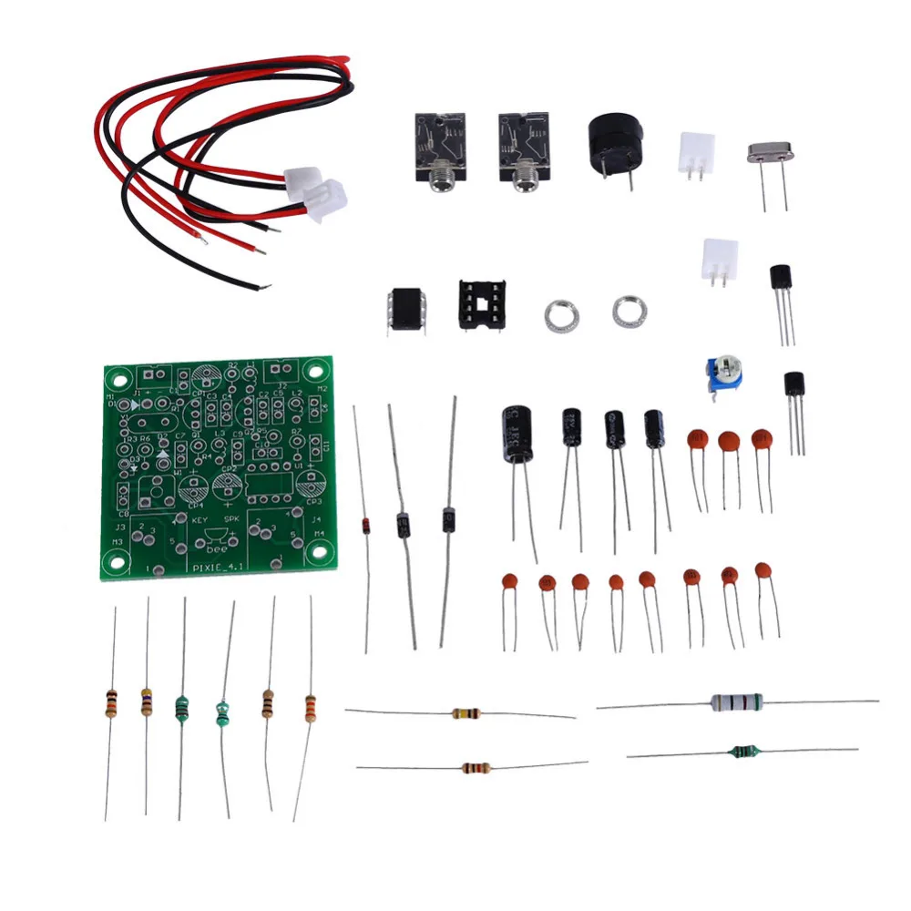 QRP Pixie Kit CW 40 MeteShortwave Receiver Transmitter 7.023MHz DIY