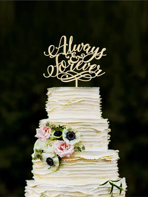 Always Forever Wedding Cake Topper Unique Wood Always Forever Wedding Cake Topper Unique Wood Love Toppers