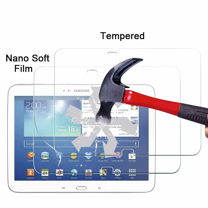 

1pce Explosion-proof Nano soft film For Samsung Galaxy Tab 3 10.1 P5200 10.1" TAB waterproof screen protector films