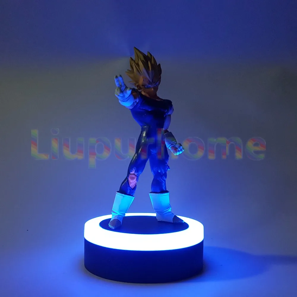 Жемчуг дракона Z злой Вегета Led ночник база аниме Жемчуг дракона Z DBZ Сон Гоку Светодиодная лампа Рождественский Декор Lampara Led