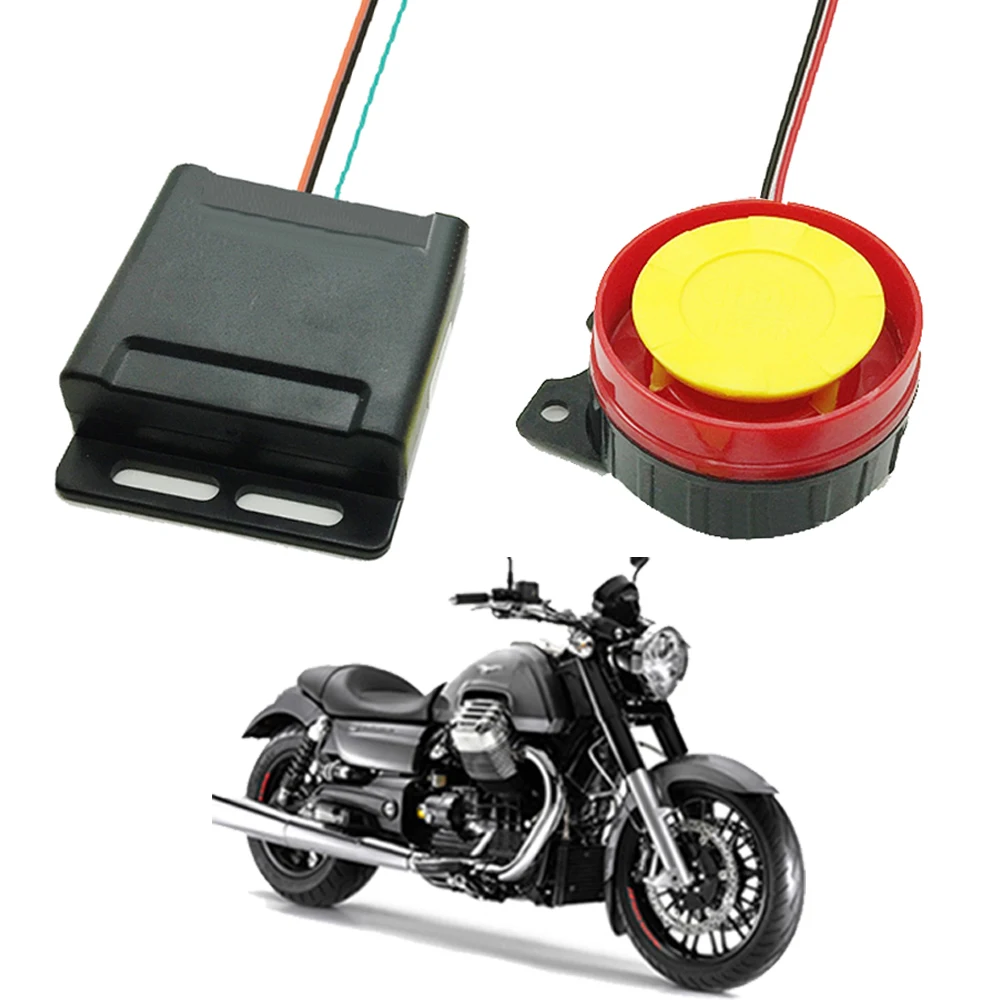 

EAFC 12V Motorcycle Alarm System Lock Motorbike Anti Theft Horn Alarm Warner Security System with Remote Control