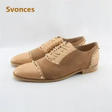 Джентльменская повседневная обувь дизайнерская обувь на низком каблуке с заклепками лоферы на шнуровке модные заклепки на плоской подошве zapatillas hombre Брендовая обувь