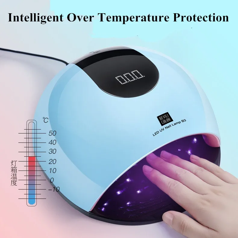 Hot LED UV Nail Lamp B3 Colorful 80W Manicure 36 LEDs Machine UV Nail Dryer Ice Nagel Lamp SUN Light Fast Curing All Gel Varnish