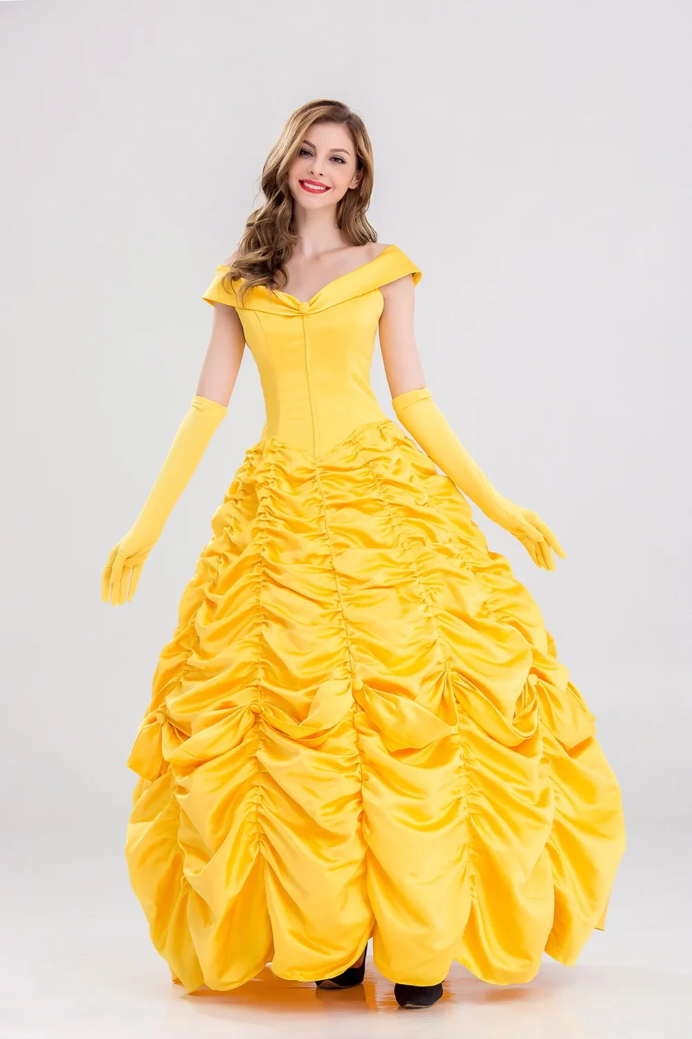 S 4XL Beauty and the Beast Halloween Princess belle cosplay Dress
