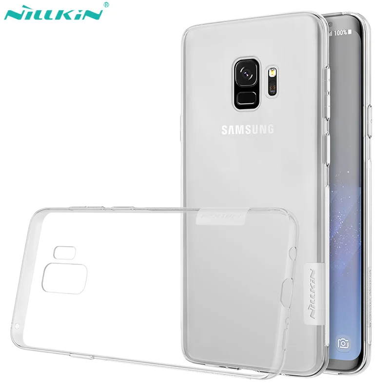 Мягкий ТПУ чехол Nillkin для Samsung Galaxy S8 S9 + тонкий силиконовый прозрачный Plus оболочка |