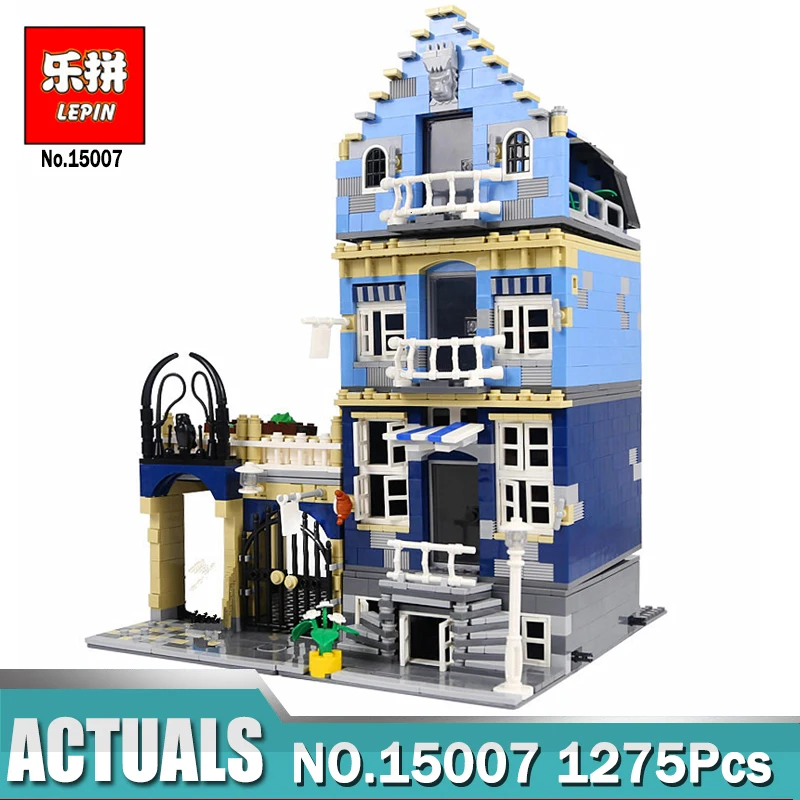 

City Street View 15007 European Market Model Building Block Set Compatible LegoINGlys Self-Locking Bricks Toys Children Gifts