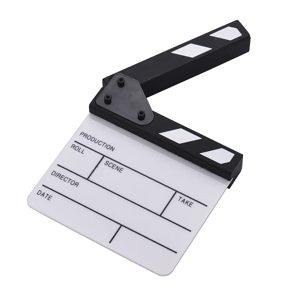 Andoer ClapperBoard компактный размер акриловая пленка Clapboard сухое стирание ТВ кинотеатральная съемка Видео Сцена Хлопушка доска сланец